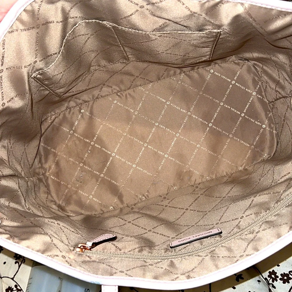 Large Michael Kors dressing, tote light pink - Picture 5 of 5